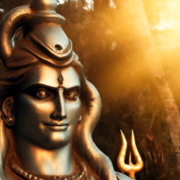 Lord Shiva in meditation